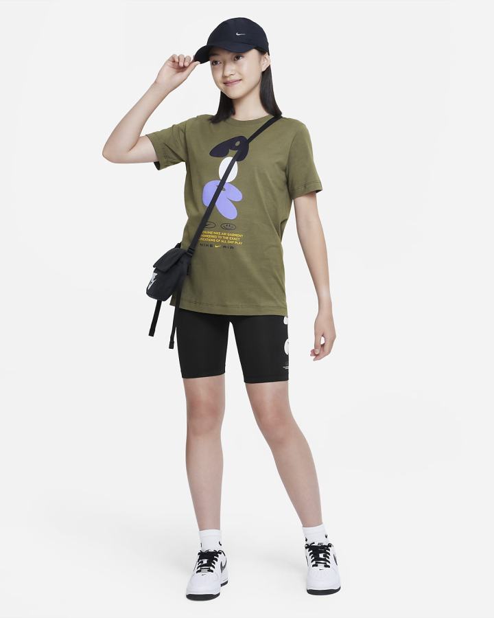 Camiseta Nike Air Kids Niño Verde Oliva | IDFEW-2197