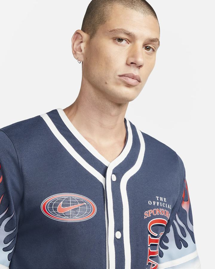 Camiseta Nike Americana Top Hombre Azules | OJGKP-4765