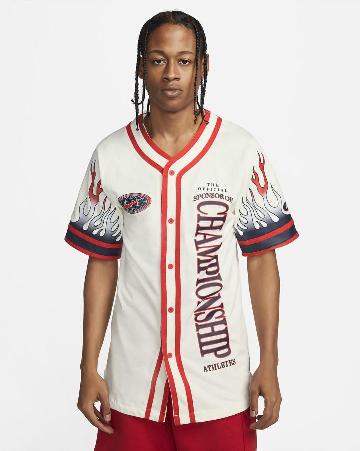 Camiseta Nike Americana Top Hombre Rojas | RMNOT-7634