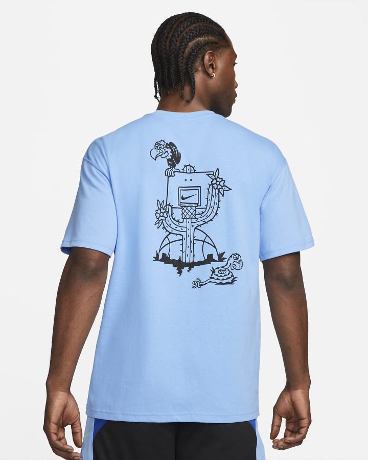 Camiseta Nike Basketball Hombre Azules | REVDB-9468