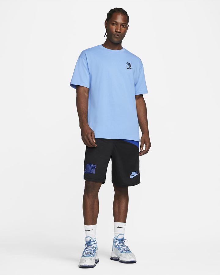 Camiseta Nike Basketball Hombre Azules | REVDB-9468