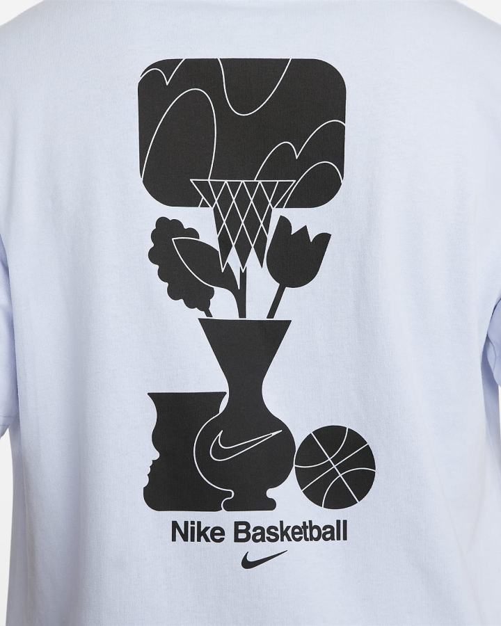 Camiseta Nike Basketball Hombre Azules Claro | EUCGN-9182
