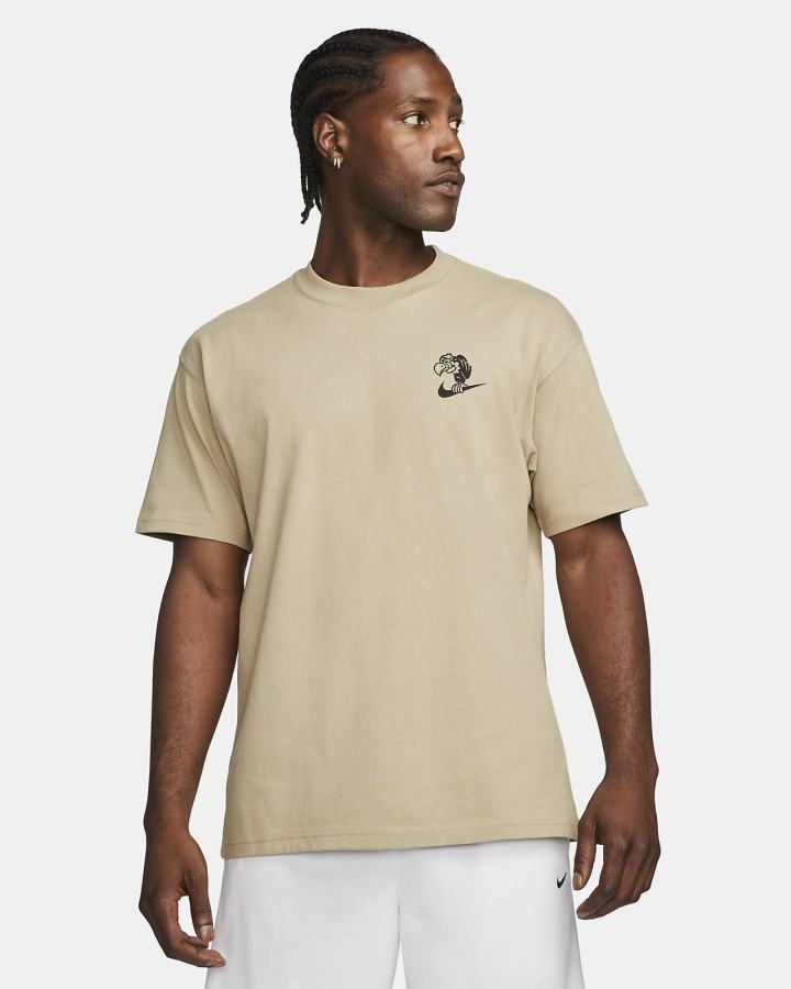 Camiseta Nike Basketball Hombre Beige | NQTKR-2507