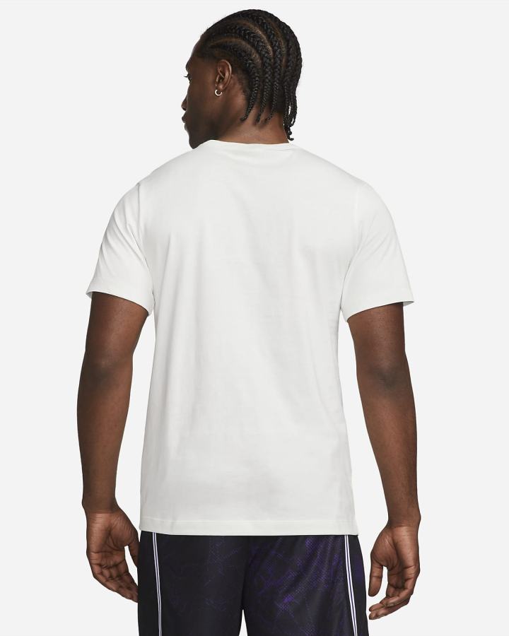 Camiseta Nike Basketball Hombre Blancas | EBLMV-9046