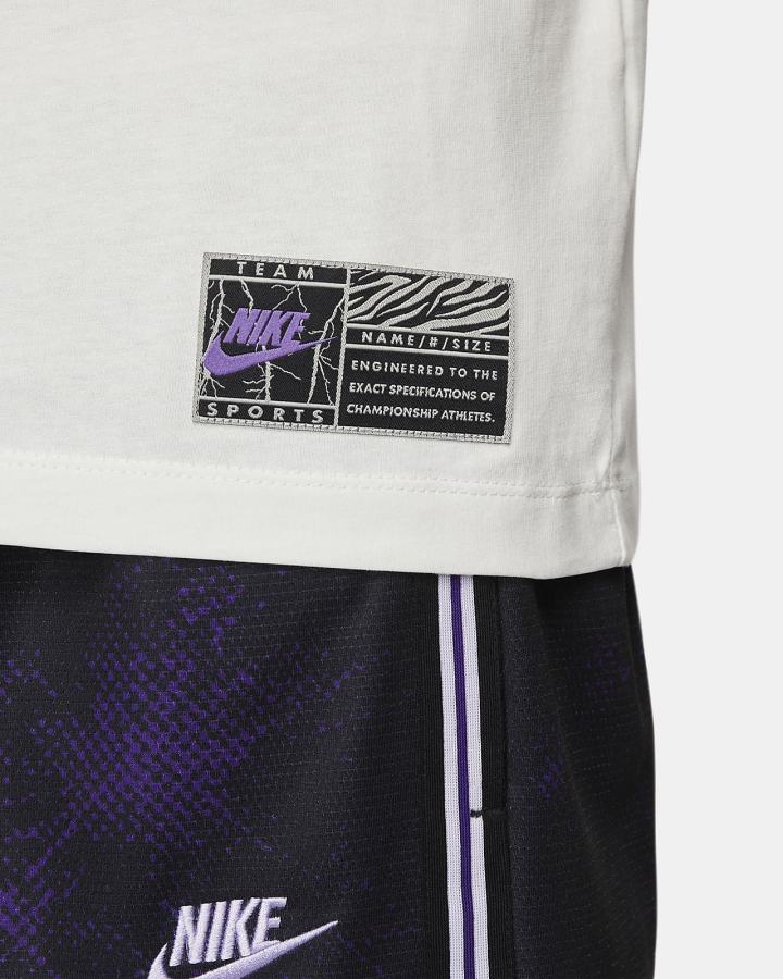 Camiseta Nike Basketball Hombre Blancas | EBLMV-9046