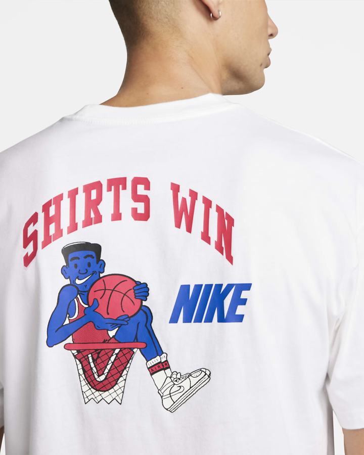 Camiseta Nike Basketball Hombre Blancas | YGHSJ-5367