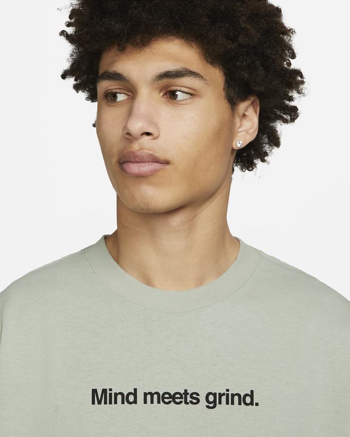Camiseta Nike Basketball Hombre Gris | LARYJ-1369