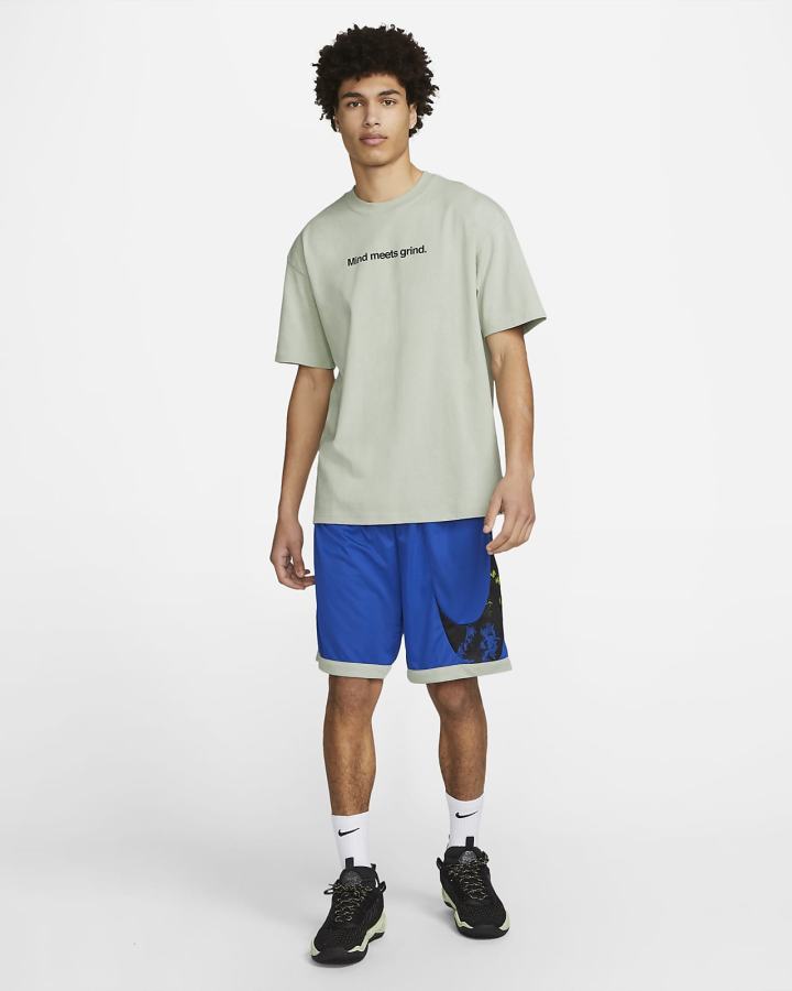 Camiseta Nike Basketball Hombre Gris | LARYJ-1369