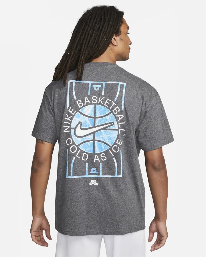 Camiseta Nike Basketball Hombre Gris | NPCQH-9478