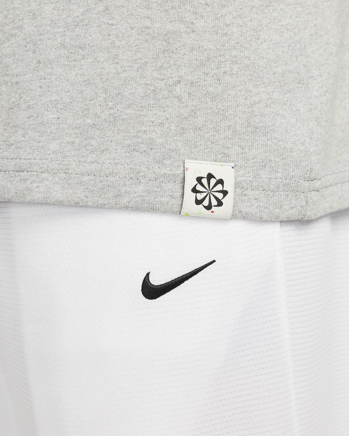 Camiseta Nike Basketball Hombre Gris Oscuro | GXOKE-0854