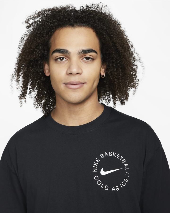 Camiseta Nike Basketball Hombre Negras | RTNJB-4137