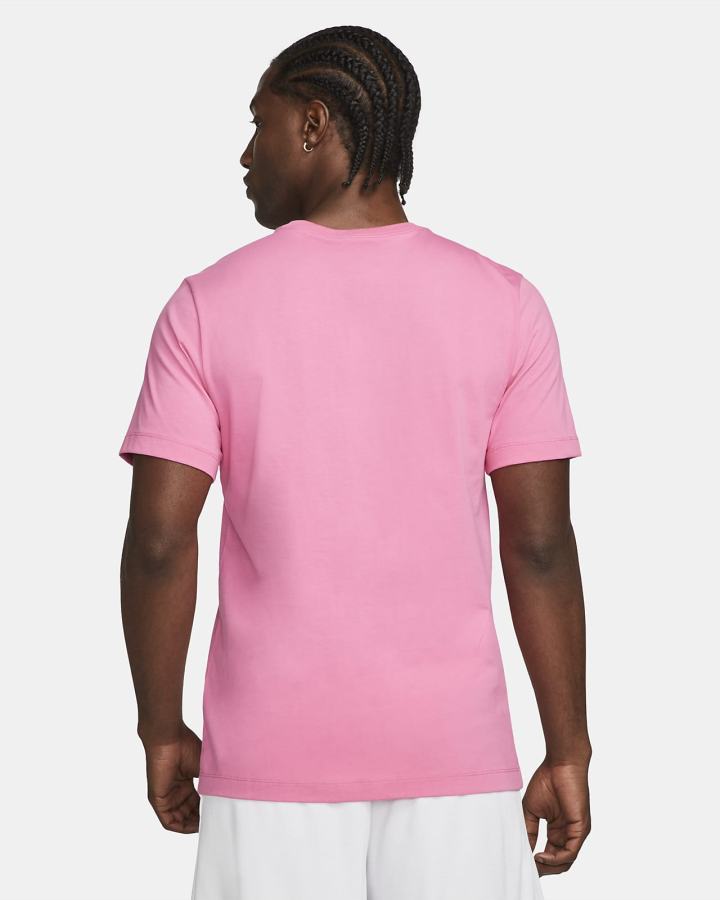 Camiseta Nike Basketball Hombre Rosas | MNZHQ-6409