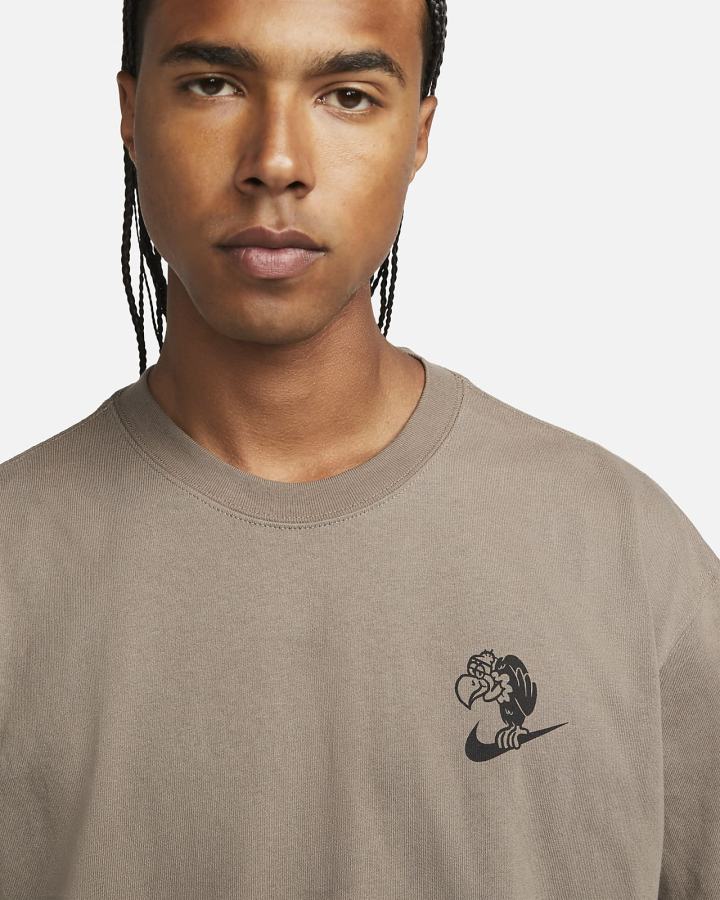 Camiseta Nike Basketball Hombre Verde Oliva Gris | BGNYI-7428