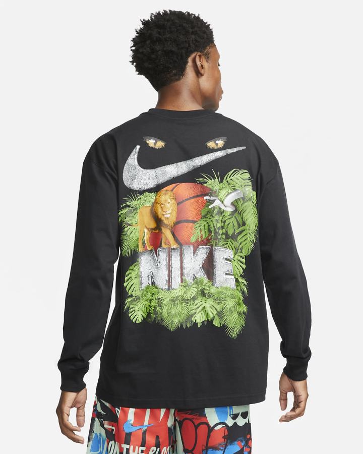 Camiseta Nike Basketball Long-Sleeve Hombre Negras | UGDKC-2784