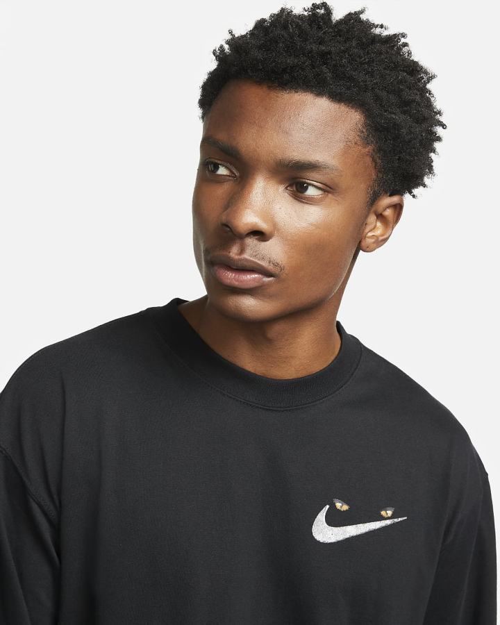 Camiseta Nike Basketball Long-Sleeve Hombre Negras | UGDKC-2784