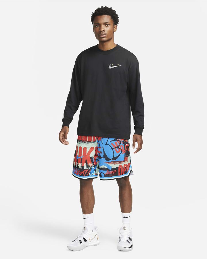 Camiseta Nike Basketball Long-Sleeve Hombre Negras | UGDKC-2784