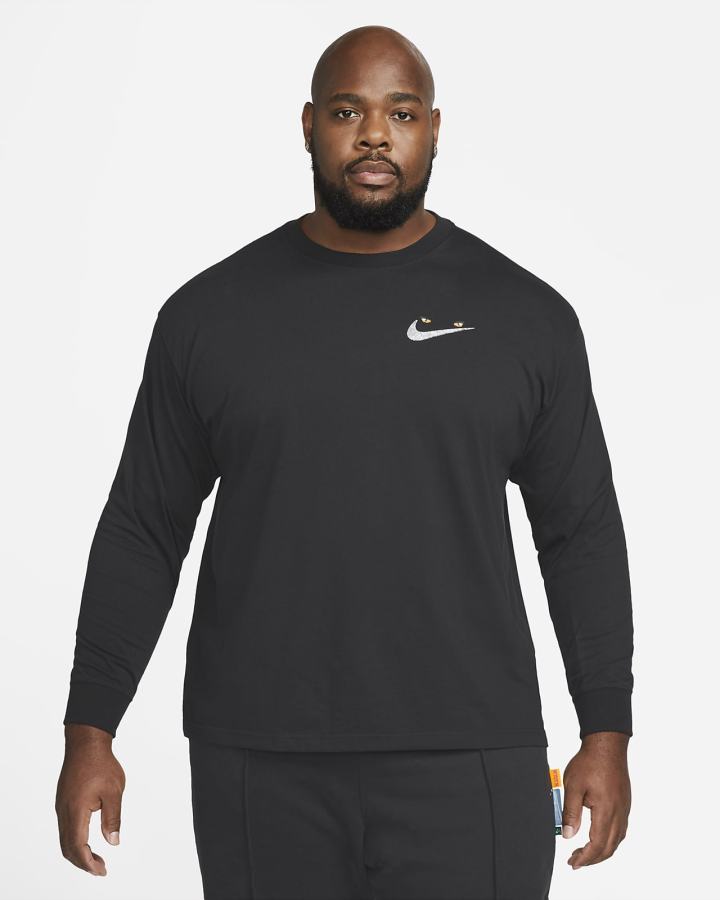 Camiseta Nike Basketball Long-Sleeve Hombre Negras | UGDKC-2784