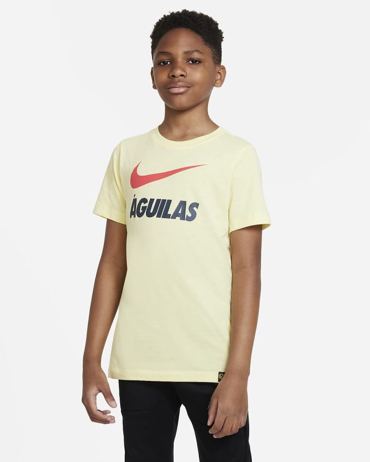 Camiseta Nike Club América Kids Niño Limón | WRYFN-3175