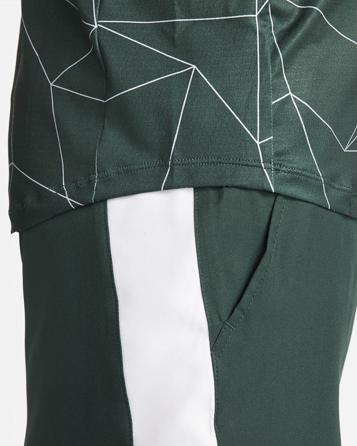 Camiseta Nike Court Dri-FIT Advantage Tennis Top Hombre Verde Blancas | JIYCU-4071