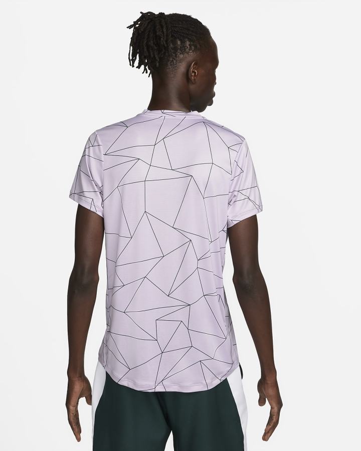 Camiseta Nike Court Dri-FIT Advantage Tennis Top Hombre Negras | LQZKE-9730