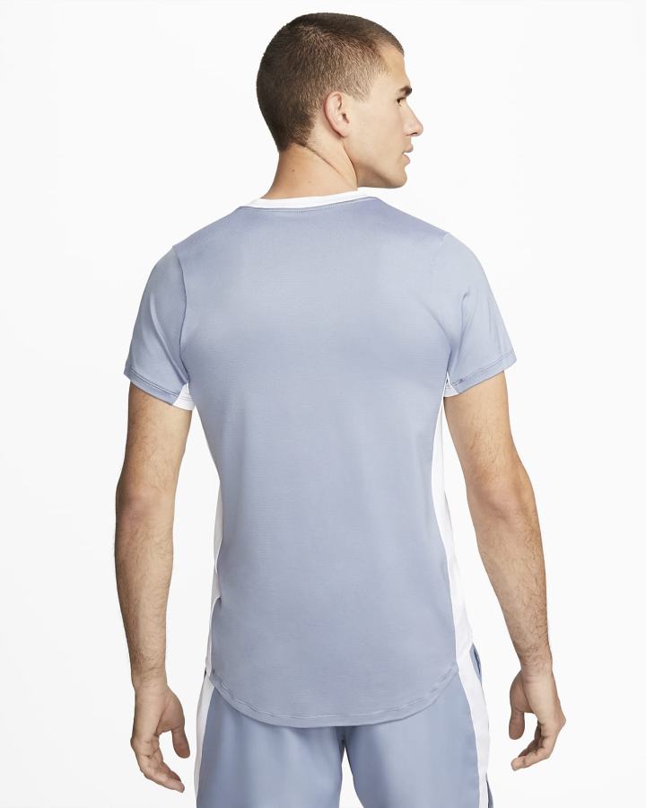 Camiseta Nike Court Dri-FIT Advantage Tennis Top Hombre Blancas | TGXRM-4697