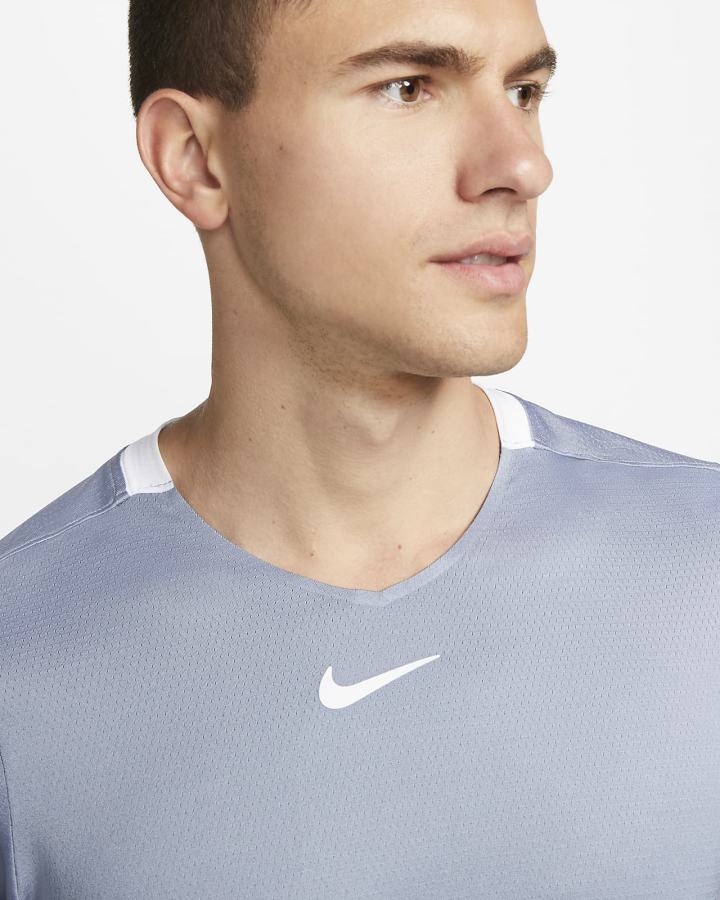 Camiseta Nike Court Dri-FIT Advantage Tennis Top Hombre Blancas | TGXRM-4697