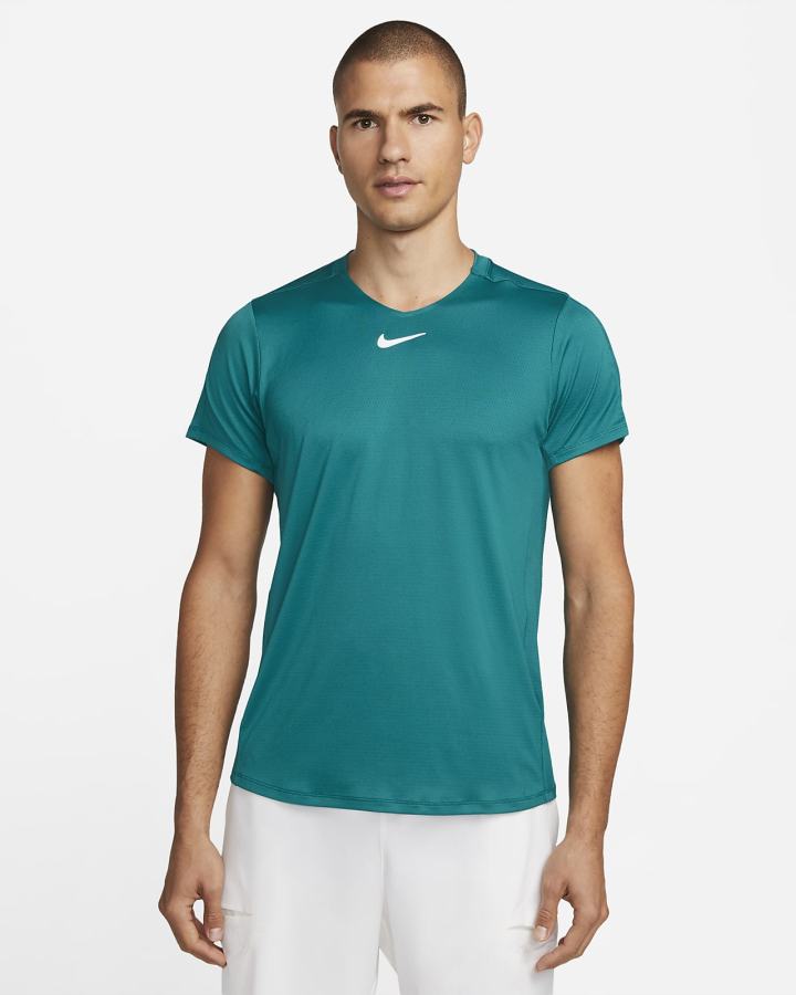 Camiseta Nike Court Dri-FIT Advantage Tennis Top Hombre Blancas | YTMND-0524