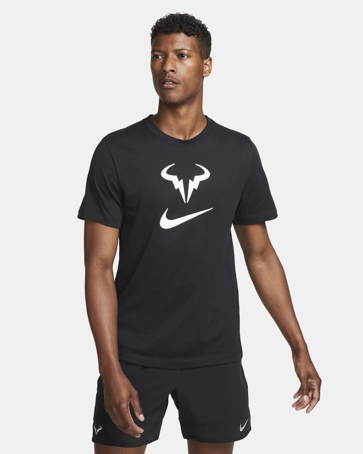 Camiseta Nike Court Dri-FIT Rafa Tennis Hombre Blancas | GBMAW-0839