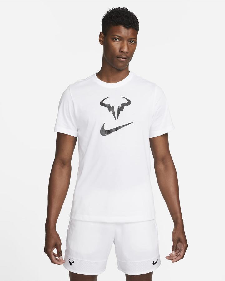 Camiseta Nike Court Dri-FIT Rafa Tennis Hombre Blancas | GBMAW-0839
