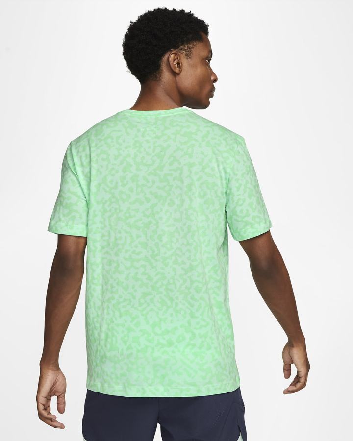 Camiseta Nike Court Dri-FIT Tennis Hombre Verde Menta | IKSCE-3165