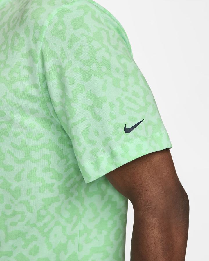 Camiseta Nike Court Dri-FIT Tennis Hombre Verde Menta | IKSCE-3165