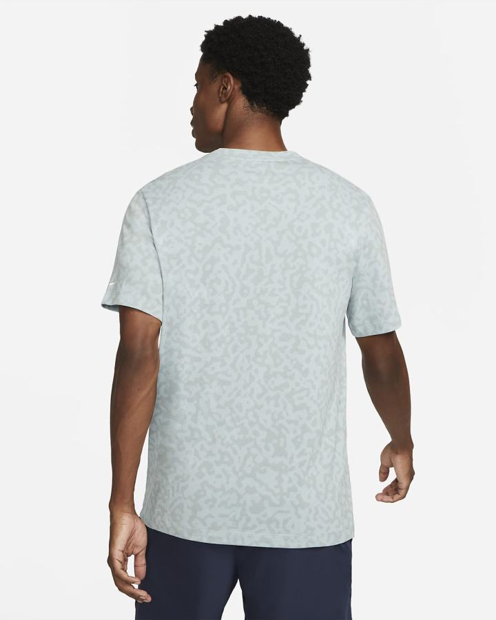 Camiseta Nike Court Dri-FIT Tennis Hombre Azules | SQADL-1027