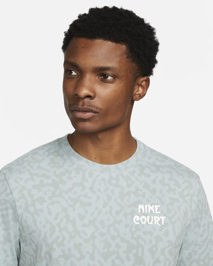 Camiseta Nike Court Dri-FIT Tennis Hombre Azules | SQADL-1027
