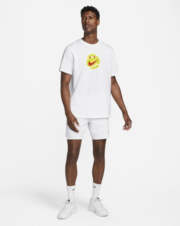 Camiseta Nike Court Tennis Hombre Blancas | ZOPVN-7163