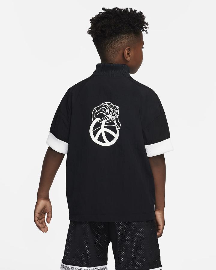 Camiseta Nike Culture of Basketball Kids Warm-Up Shirt Niño Negras Blancas | VQCRE-8216