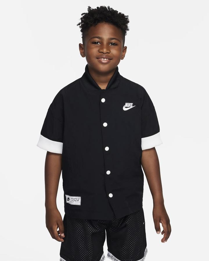 Camiseta Nike Culture of Basketball Kids Warm-Up Shirt Niño Negras Blancas | VQCRE-8216