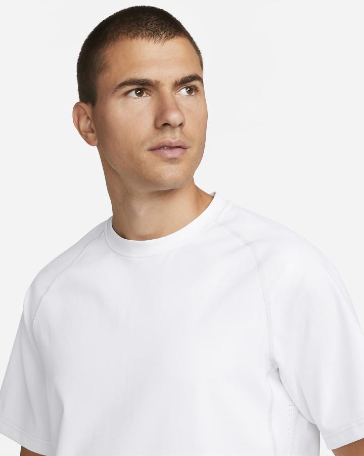 Camiseta Nike Dri-FIT ADV A.P.S. Short-Sleeve Fitness Top Hombre Blancas Gris Claro | EDRLG-2967