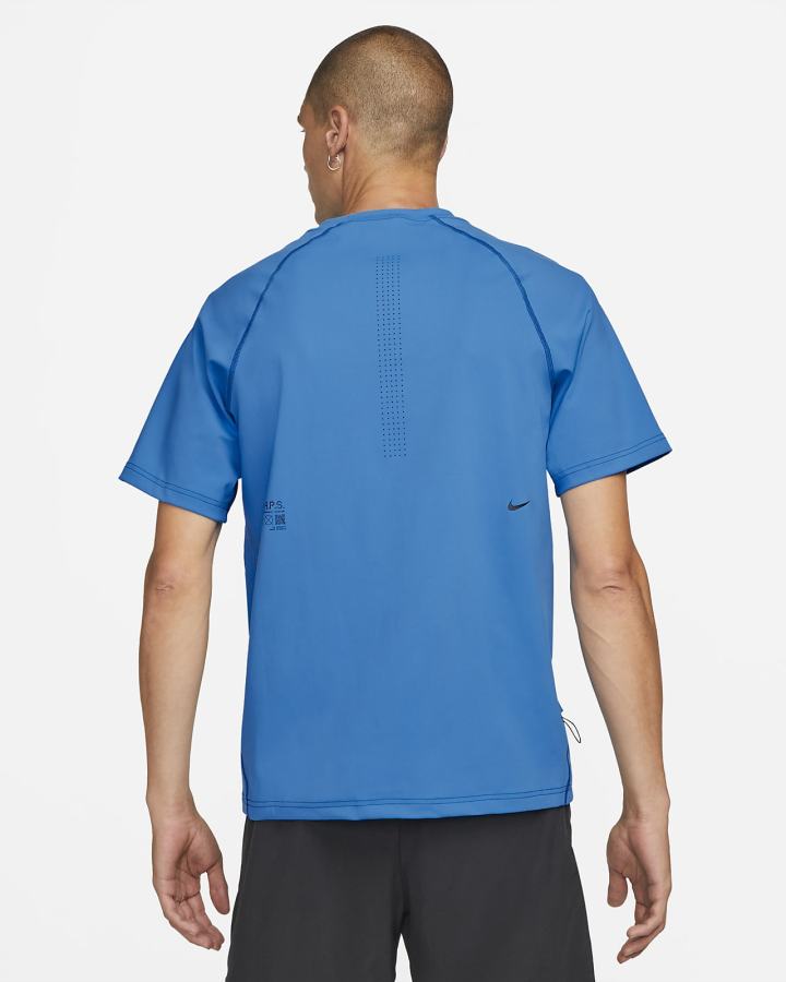 Camiseta Nike Dri-FIT ADV A.P.S. Short-Sleeve Fitness Top Hombre Azules Claro | VCGXD-4975