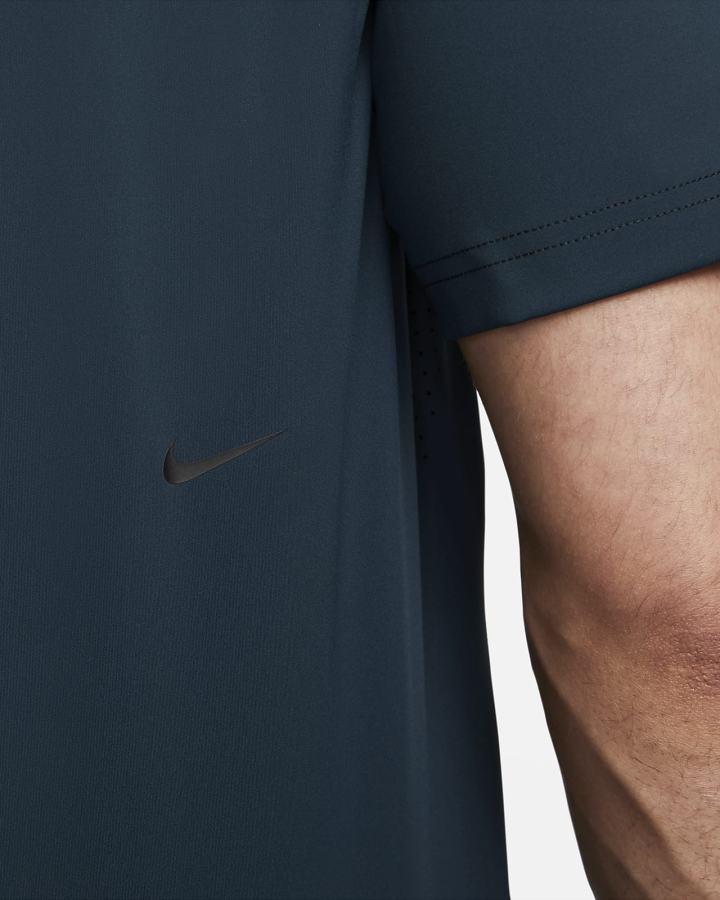 Camiseta Nike Dri-FIT ADV A.P.S. Short-Sleeve Fitness Top Hombre Azul Marino Negras | XOYTW-8196