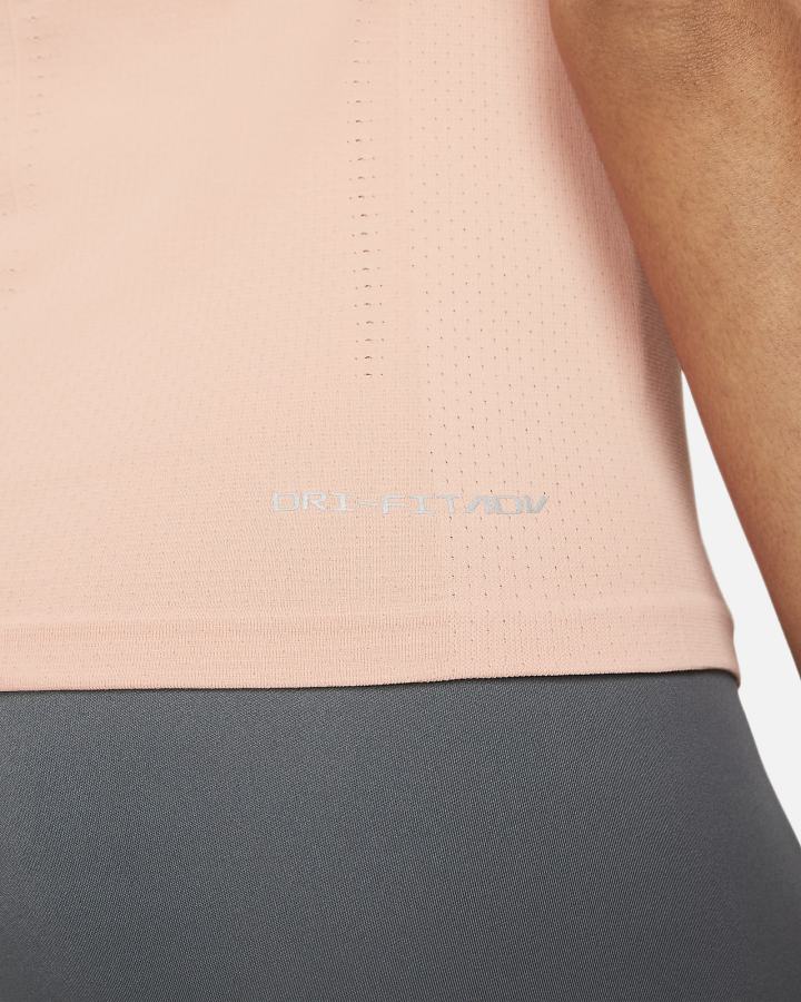 Camiseta Nike Dri-FIT ADV Aura Slim-Fit Short-Sleeve Top Mujer Rosas | ORDMT-0346
