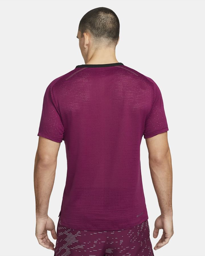 Camiseta Nike Dri-FIT ADV Run Division Short-Sleeve Hombre Moradas | DIJYE-4560