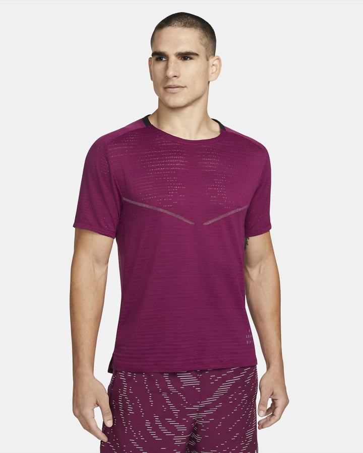 Camiseta Nike Dri-FIT ADV Run Division Short-Sleeve Hombre Moradas | DIJYE-4560