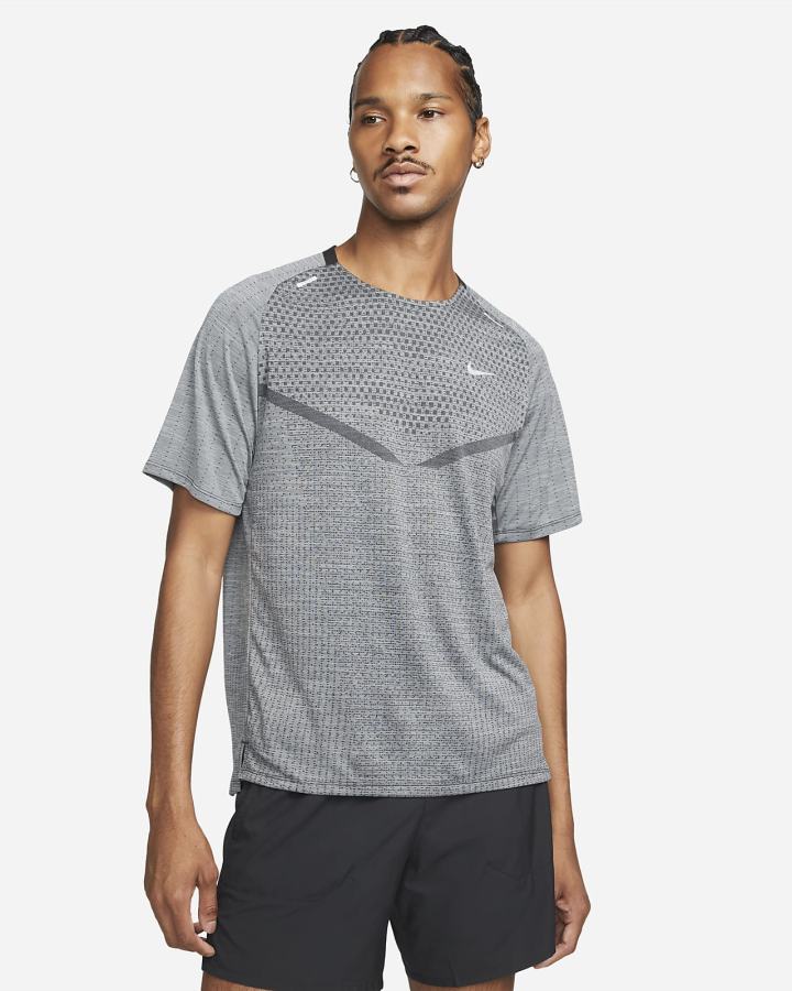 Camiseta Nike Dri-FIT ADV TechKnit Ultra Short-Sleeve Hombre Negras Gris | TYWIA-4389