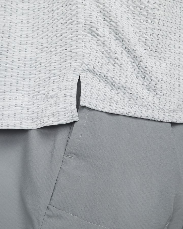 Camiseta Nike Dri-FIT ADV TechKnit Ultra Short-Sleeve Hombre Gris | ZOSCA-7930
