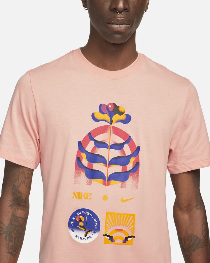 Camiseta Nike Dri-FIT A.I.R. Running Hombre Coral | EPAYI-0648
