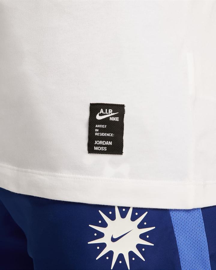 Camiseta Nike Dri-FIT A.I.R. Running Hombre Blancas | LNESV-5319