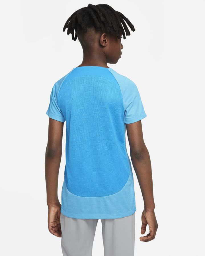 Camiseta Nike Dri-FIT Academy Kids Short-Sleeve Soccer Top Niño Azules Blancas | ALZTR-3247