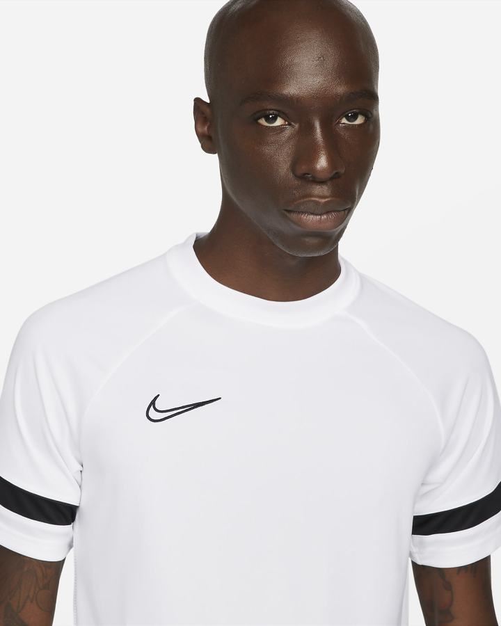 Camiseta Nike Dri-FIT Academy Pro Short-Sleeve Soccer Top Hombre Blancas Negras | DSPBZ-9567
