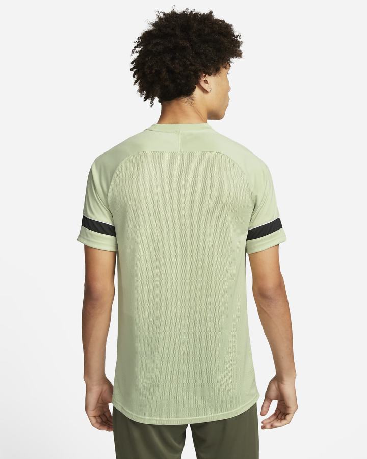 Camiseta Nike Dri-FIT Academy Pro Short-Sleeve Soccer Top Hombre Verde Oliva Blancas | RFZDH-2834