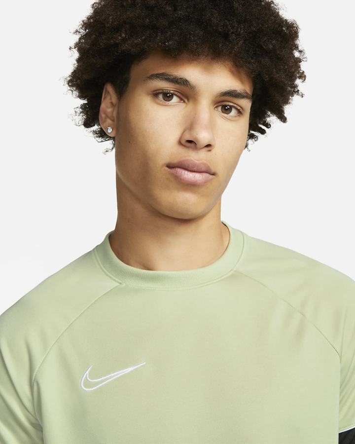 Camiseta Nike Dri-FIT Academy Pro Short-Sleeve Soccer Top Hombre Verde Oliva Blancas | RFZDH-2834